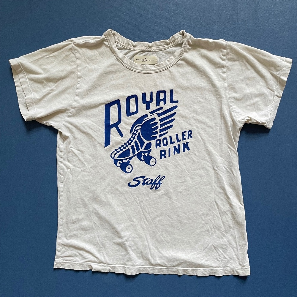 Imogene + Willie Royal Roller Rink Staff T shirt L